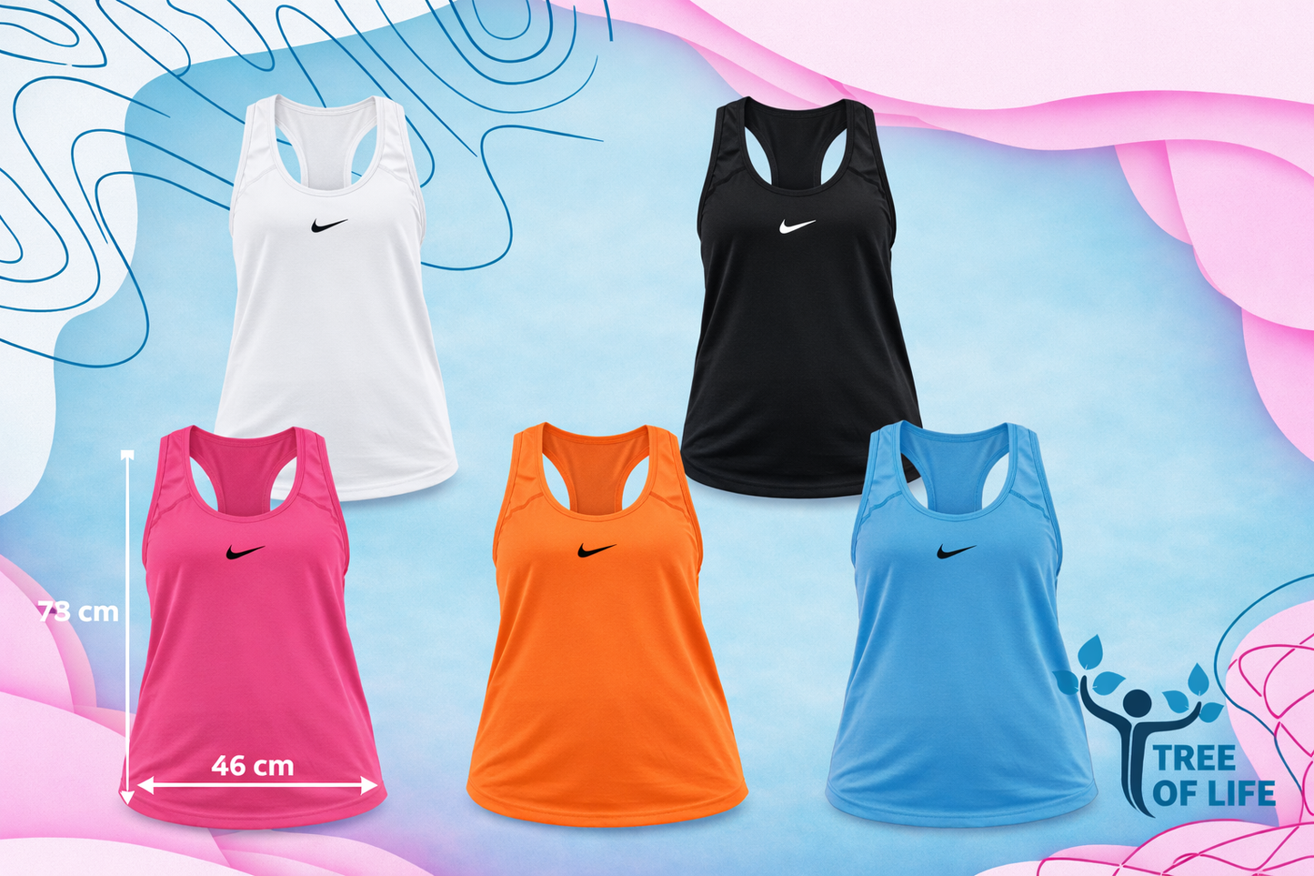 MUSCULOSA SUDADERA DEPORTIVA DAMA – TREE OF LIFE